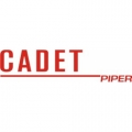 Piper Cadet Aircraft Decal,Sticker 3''high x 9 1/2''wide!